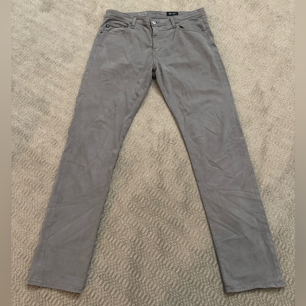 AG Adriano Goldschmied Tellis Modern Slim Gray Pants